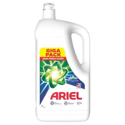 Ariel folyékony mosószer Mountain Spring,  4,5L (90 mosás)