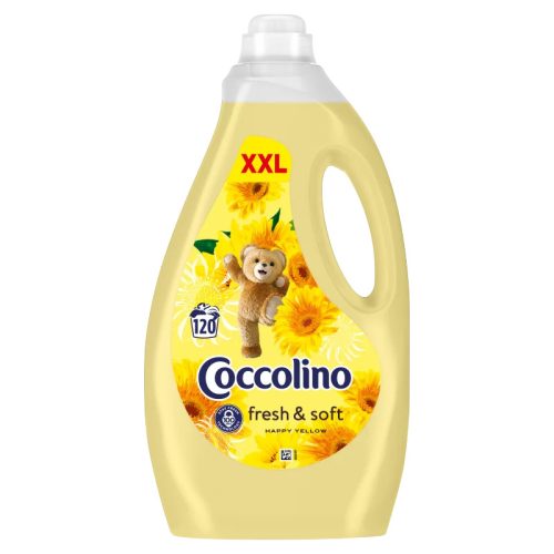 Coccolino öblítő Happy Yellow, 3L (120 mosás)